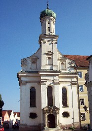 Foto der Ursulinenklosterkirche in Neuburg