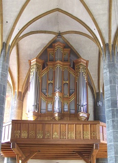 Foto der Orgel in St. Johannes in Neumarkt