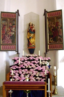 Foto vom Maialtar in St. Laurentius in Neustadt a.d.Donau