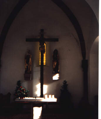Foto vom Altar in Mariä Himmelfahrt