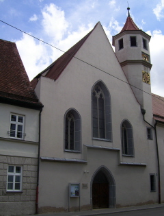 Foto der Spitalkirche in Nördlingen