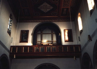 Foto der Orgel in St. Gallus in Fremdingen