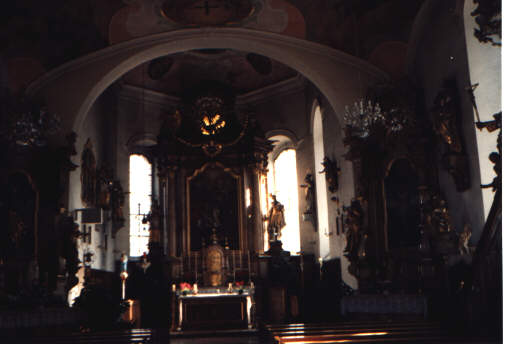 Foto vom Altar in St. Georg