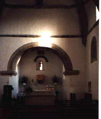 Foto vom Altar in St. Laurentius
