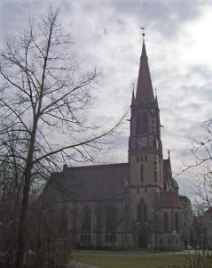 Foto der Dreieinigkeitskirche in Nürnberg