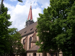 Foto der Dreieinigkeitskirche in Nürnberg