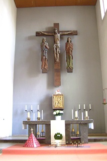 Foto vom Altar in St. Sebald in Nürnberg-Altenfurt