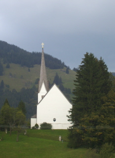 Foto der Kappelkirche bei unterammergau