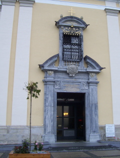 Foto vom Portal der Basilika Maria Taferl