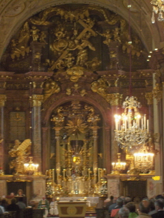 Foto vom Hochaltar der Basilika Maria Taferl