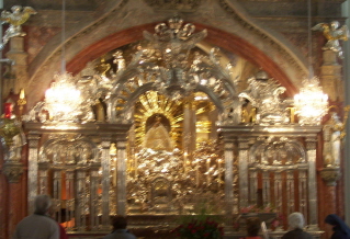 Foto vom Gnadenaltar der Basilika Mariazell
