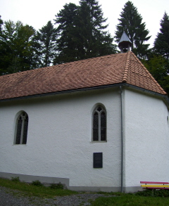 Foto der Ulrichskapelle bei Möggers