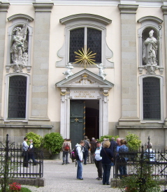 Foto vom Portal der Stiftsbasilika St. Florian