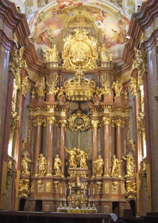 Foto vom Hochaltar der Stiftskirche Melk