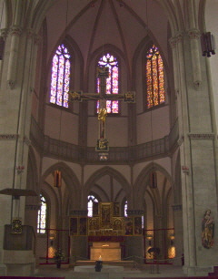 Foto vom Altarraum in St. Marien in Osnabrück
