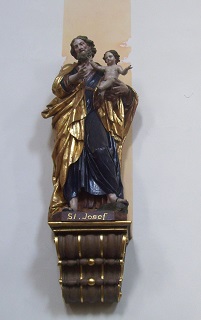 Foto der Josefsfigur in der Franziskanerkirche in Paderborn