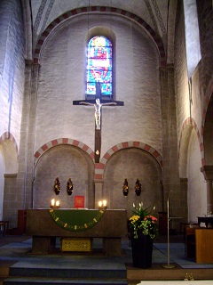 Foto vom Altar der Gaukirche St. Ulrich in Paderborn