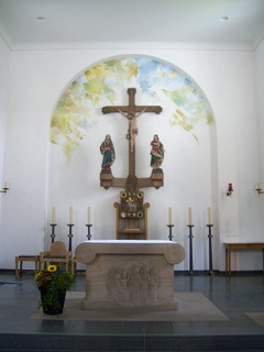Foto vom Altar in St. Joseph in Marienloh