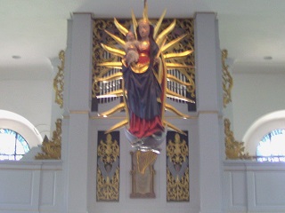 Foto der Strahlenmadonna in St. Joseph in Marienloh