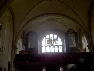 Foto der Orgel in St. Liborius in Eissen