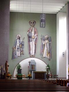Foto vom Altar in St. Michael in Paderborn