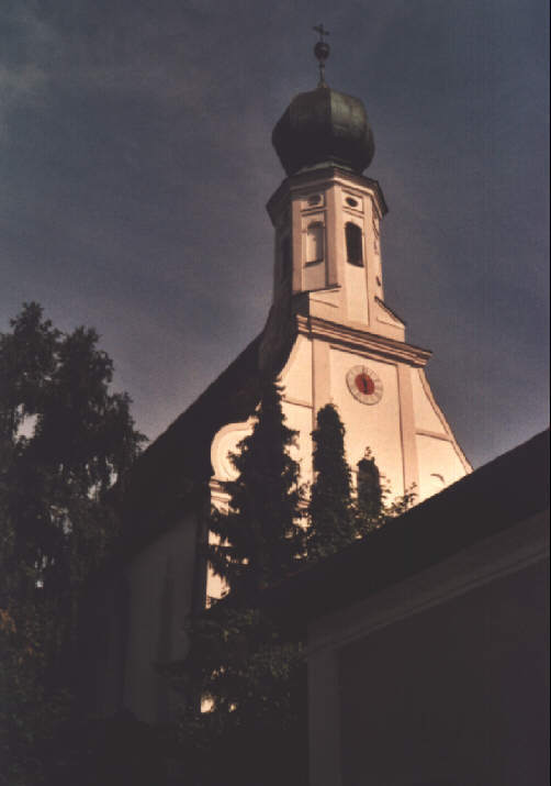 Foto der evang. Kirche in Ortenburg