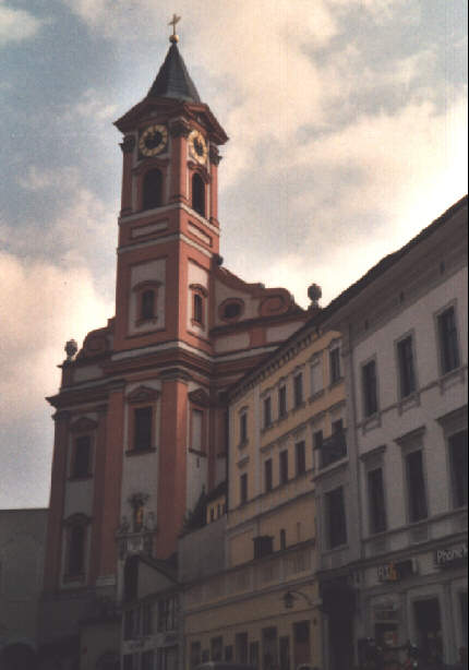 Foto der kath. Pfarrkirche St. Paul in Passau