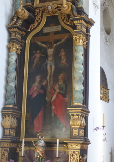 Foto vom linken Seitenaltar in Mariä Himmelfahrt in Hohenpeissenberg