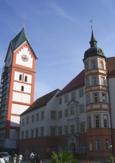 Foto der Benediktinerabteikirche Heilig Kreuz in Scheyern