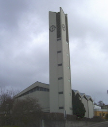 Foto der Buckenbergkirche in Pforzheim