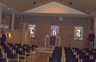 Foto vom Altar der Stadtkirche in Pforzheim