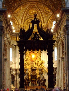 Foto der Kuppel im Petersdom