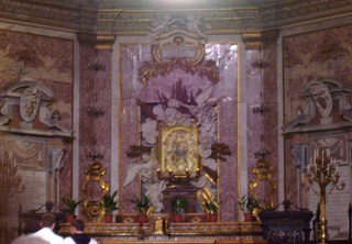 Foto vom Altar in Santa Maria degli Angeli in Rom