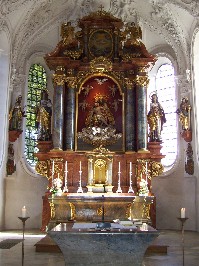 Foto vom Altar in Heilig-Blut in Rosenheim