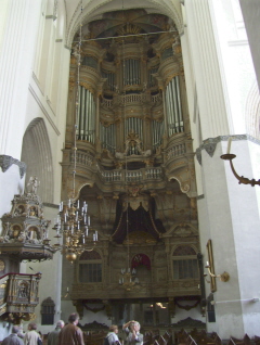Foto der Orgel in St. Marien in Rostock