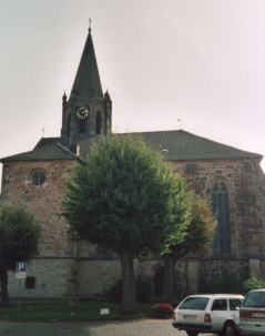 Foto der Stiftskirche St. Maria und Elisabeth in Rotenburg an der Fulda