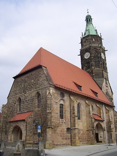 Foto der evang. Stadtkirche in Roth