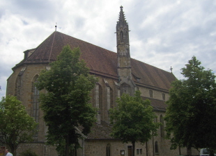 Foto der Franziskanerkirche in Rothenburg