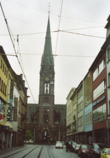 Foto der Johanneskirche in Saarbrücken