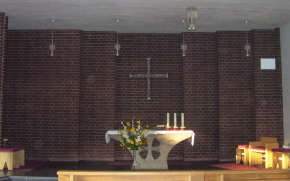 Foto vom Altarraum in St. Martin in Schwerin