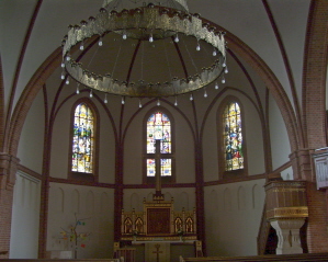Foto vom Altar in St. Johannis in Soltau