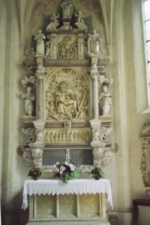 Foto vom Altar der Bernauerkapelle in Straubing