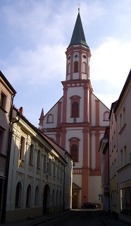 Foto der Karmelitenklosterkirche in Straubing