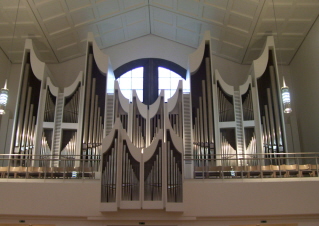 Foto der Orgel im Dom St. Eberhard in Stuttgart