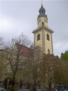 Foto der Hospitalkirche in Stuttgart