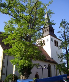 Foto der Johanneskirche in Zuffenhausen