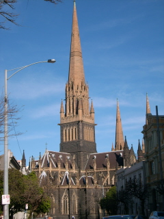 Foto der St. Patricks Cathedrale in Melbourne