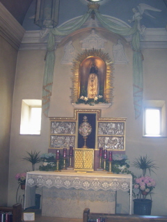 Foto vom Altar der Maria-Loretto-Kapelle in Türkheim