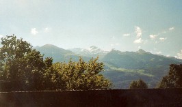 Foto der Aussicht nach S&uuml;dwesten
