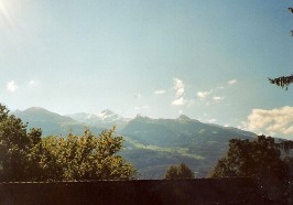 Foto der Aussicht nach Westen von Vaduz